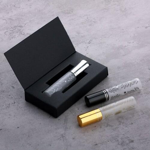 50 Pcs/Lot 10ml Atomizer Perfume Spray Bottle With Packing Box Perfume Mini Spray Bottle Cosmetic Gift