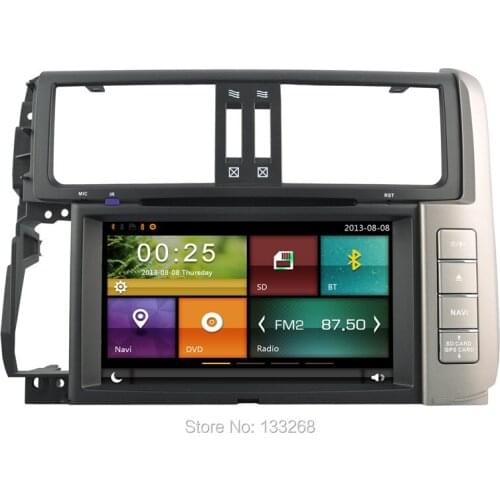 Cartouch(R) car radio multimedia player GPS Navigation for TOYOTA PRADO 150 car mp3 player bluetooth system Radio RDS CT-8011
