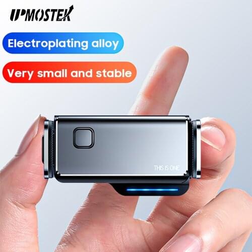 UPMOSTEK Car Smart Electric Locking Phone Support Holder for iPhone Xiaomi OPPO Air Vent Clip Stand Auto Induction Mount Bracket