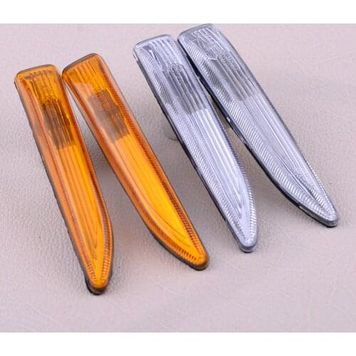 CITALL 2pcs Fender Side Marker Repeater Lights Turn Signal Lamps Fit For BMW E65 E66 745i 750i 760i 63137164757 63137164758