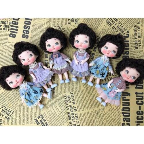 Customized face for holal dolls ,16cm dolls like holal doll Random delivery of clothes