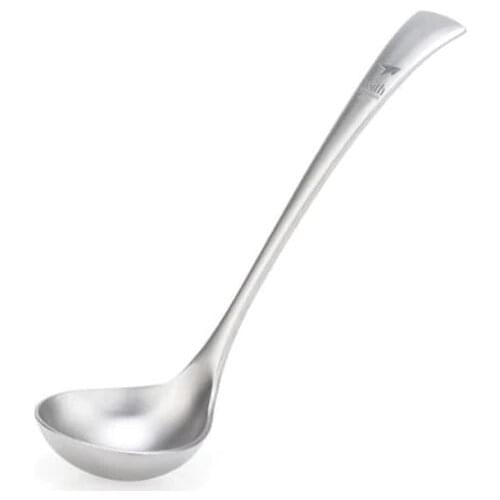 Keith New Thicken Titanium Soup Spoon Dinner Outdoor Camping Hiking Travel Spoon Tablewares 20.3cm Only 63g