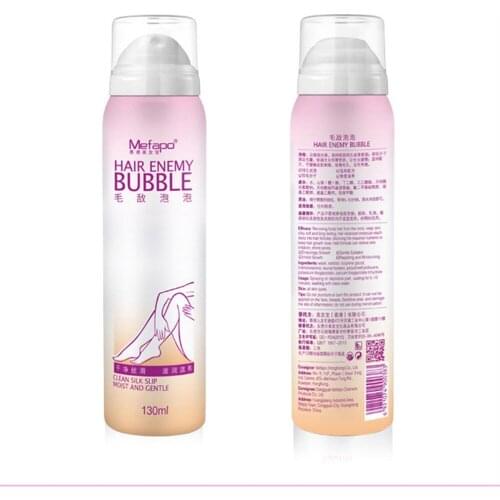 MEFAPO Painless Hair Removal Cream Boby Bikini Legs Hair Remover Depilatory Bubble Wax Foam Mousse in Spray Bottle Pomades Waxes