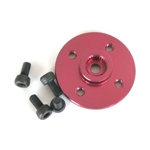 25T aluminum alloy Metal steering wheel tiller red diy model toy accessories