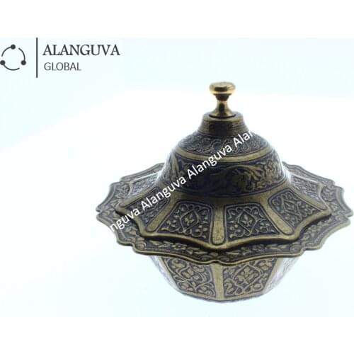 Copper Turkish delight Candy Sugar Bowl Handmade