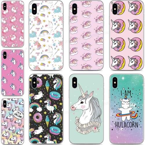 Cute Unicorn Phone Case For LG Stylo 6 5 4 Aristo 5 Plus K31 K51 Velvet V50S G7 G8 ThinQ K11 K10 K9 K8 2018 Rakuten Mini Cover