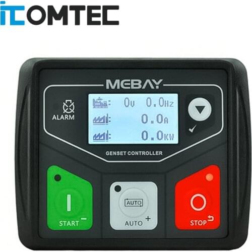 Mebay DC30D Generator Control Module Small Diesel genset Controller Panel USB programmable PC Connection