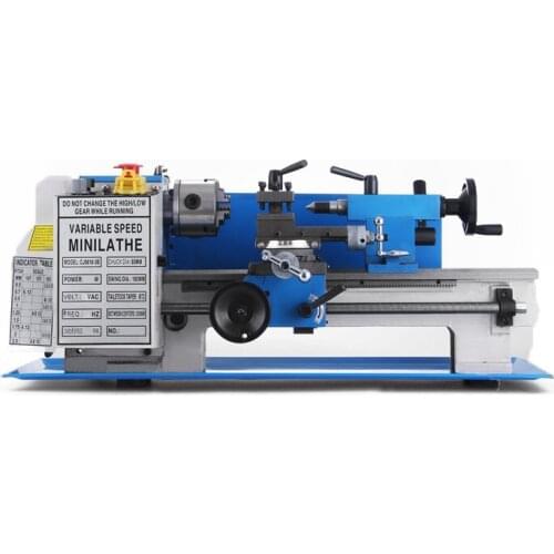 Processing small horizontal metal lathe price with Spindle DC Motor