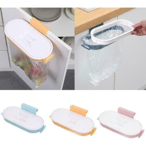Ouneed Creative Garbage Trash Bag rack storage shelf wall mount bracket hook cabinet door racks Kitchen Tools Drop Ship New 2021