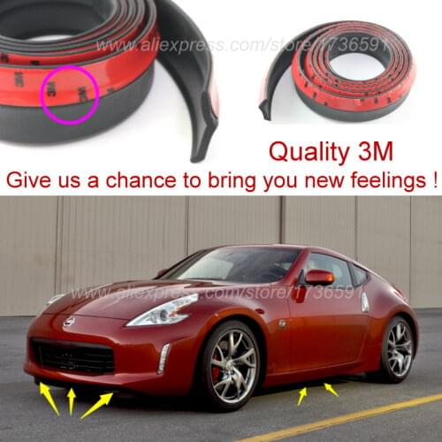 Lyudmila Front Lip Deflector Lips Skirt For Nissan Fairlady Z / 300ZX Z31 Z32 Z33 Z34 Body Chassis Side Protection / Spoiler Lip
