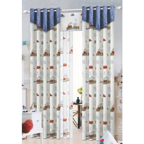 Blackout Ready curtain for children,3pcs /lot, curtains with hooks/punching/rod pocket , Trim is free