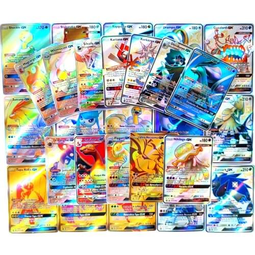Pokemon Spanish Cards Charmander GX EX MEGA VMAX Booster Box Collectible Trading Cards Game Child Flash game cards