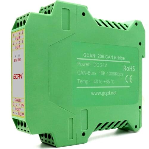 CAN bus repeater and multi-channel CAN hub are used to extend CAN communication distance. CANbus isolator industrial grade