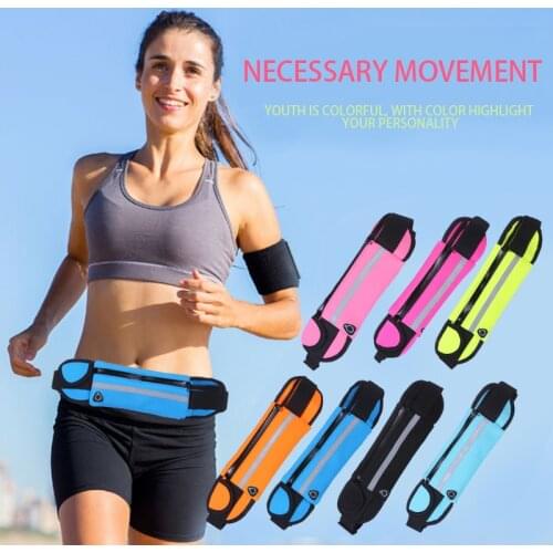 Waist bag Belt Running Bag sport Cycling Phone bag Waterproof Holder Portable Gym Women running belt waist