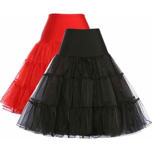 Romantic New Design Petticoat Skirt Rockabilly Dress Crinoline Underskirts for Women