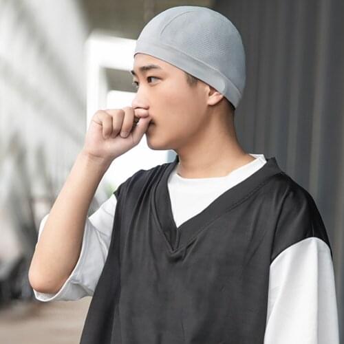 Cooling Skull Cap Helmet Liner Ice Silk Breathable Outdoor Running Cycling Cap Sports Hat Quick Drying Summer Women Men