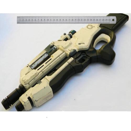 Mass Effect 3 M-96 Mattock Assault Rifle 1:1 Scale 3D Paper Model Handmade DIY Children Toy For Cosplay