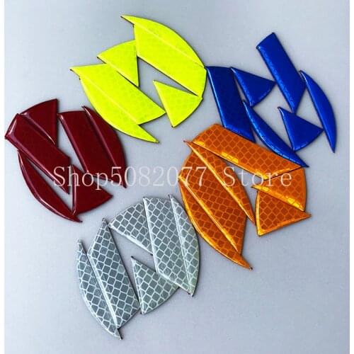 Bright Reflective Tape Stickers Car Styling Front Rear Badge Grooves Decal for VW GOLF 5 6 7 8 GTI R20 POLO CC Magotan Passat