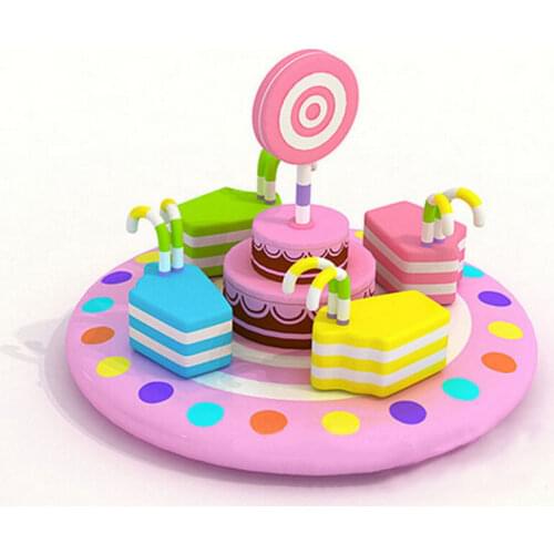 Indoor playground electric playing chairs customized rotating toys,soft candy seats for park center