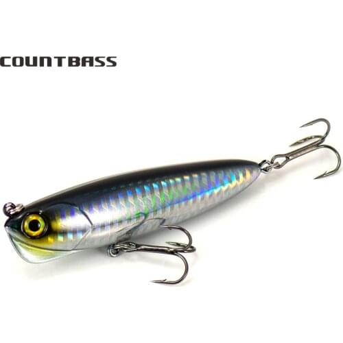 1pc Countbass Fishing Lures Ultra-Long Shot Slow Sinking Pencil 90mm 18g, S-shaped Shallow Runner Stick Bait For Saltwater