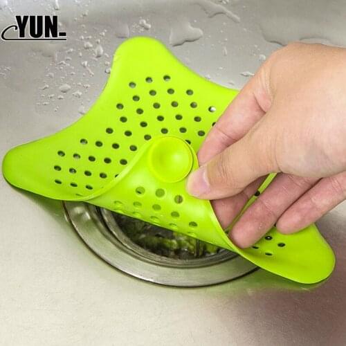 1pc Star Sewer Outfall Strainer Bathroom Sink Anti-blocking Floor Drain Bathroom Accessories Kitchen Gadget 7dYQ022