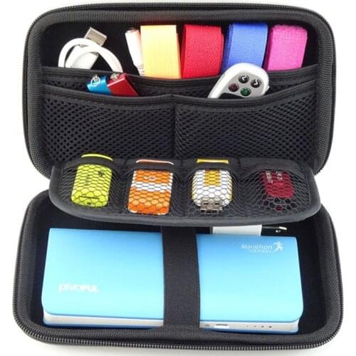 GUANHE 2.5 inch Hard Disk Drive Cable Bag Organizer for Western Digital My Passport Studio Ultra Slim Essential WD Elements