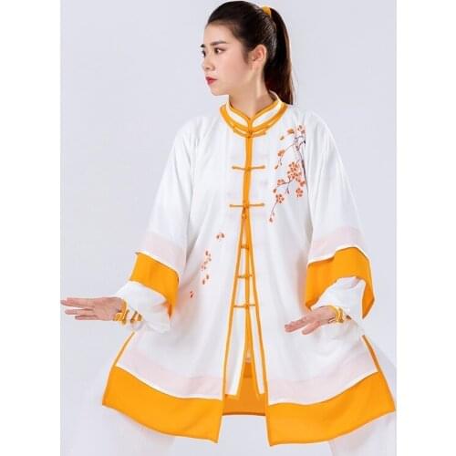 2020 Tai Chi Uniform Traditional Martial Arts Set Wushu Chinese Warrior Costume Kung Fu Outfit Swordsman Kung Fu Clothes TA2312