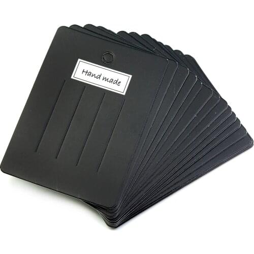 20x Jewelry Display Cardboards Handmade Hair Clip Hairpin Displaying Card Holder