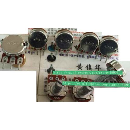 5pcs/lot APAI 148 single potentiometer W50K 15MM long handle with a professional amplifier