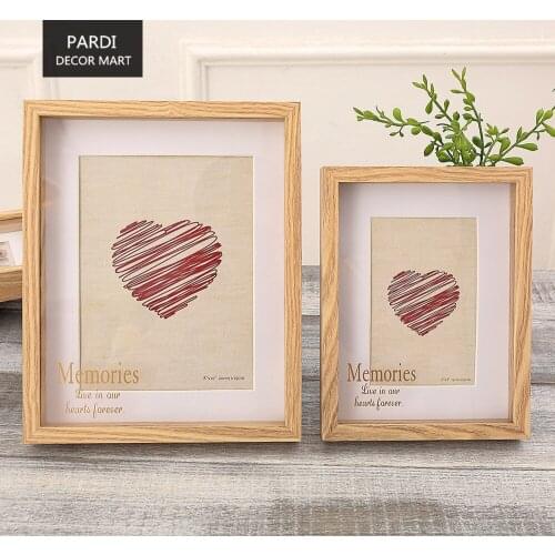 8inch, 10inch Heart and Love Two piece set wood photo frame home decoration 1set/lot