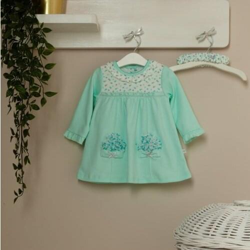 CARAMELL YEŞİL ELBİSE