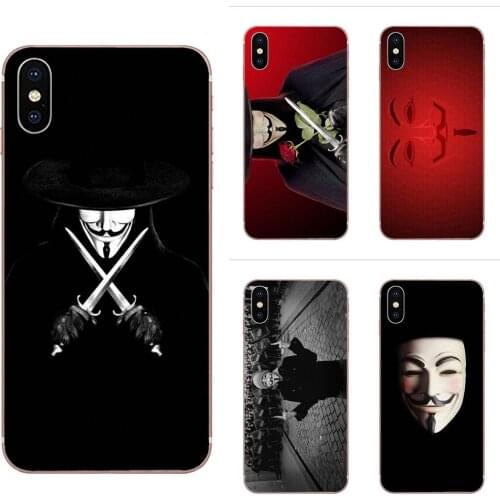 TPU Cover For iPhone 11 Pro Max Plus Pro X XS Max XR 8 7 6S SE 4S 5 5C 5S SE 2020 Anonymous Rebel