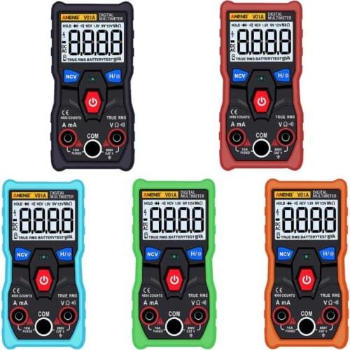 V01A Digital Multimeter True RMS Smart Fully Auto Range LCD Display Multimeter Tester with NCV Function Backlight