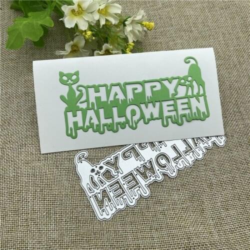 Halloween card Metal Cutting Dies Stencils For DIY Scrapbooking Decorative Embossing Handcraft Die Cutting Template