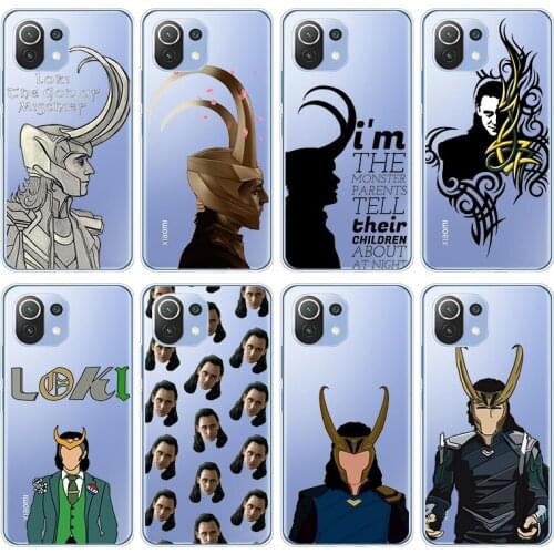 Marvel handsome Loki Soft Silicone Cover For Xiaomi Mi Note 11 11i 10i 10T 10 9 9T SE 8 Lite Pro Ultra Shockproof Phone Case