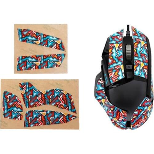 Hotline Games Colorful Mouse Anti-Slip Tape Side Stickers for logitech G502 Mous XXUC