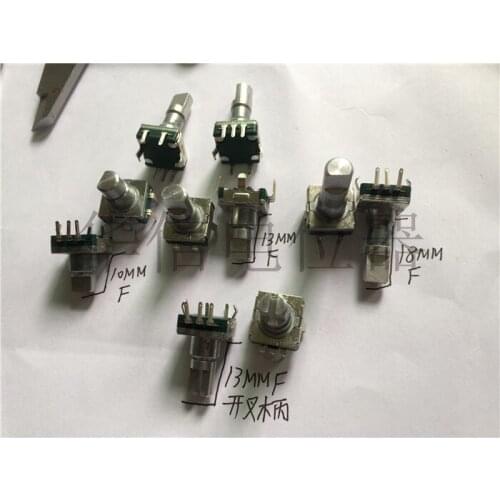 Original New 100% EC11 type car encoder with stepping 20 points half handle with switch