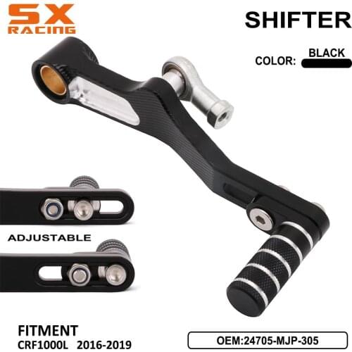 Motorcycle CNC Adjustable Folding Gear Shift Lever Shifter Pedal For Honda CRF1000L CRF 1000L 2016 2017 2018 2019 Dirt Pit Bike