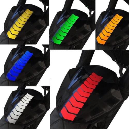 Arrow Design 3mudguard Helmet Sticker Reflective, Fluorescent, Solid Colors CinarExtreme