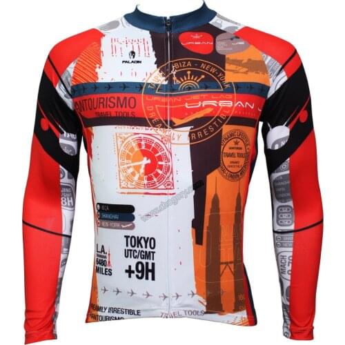 Universal travel clothing cycling unique for winter long sleeved Anti-sweat jersey mountain bike for mens XXXL