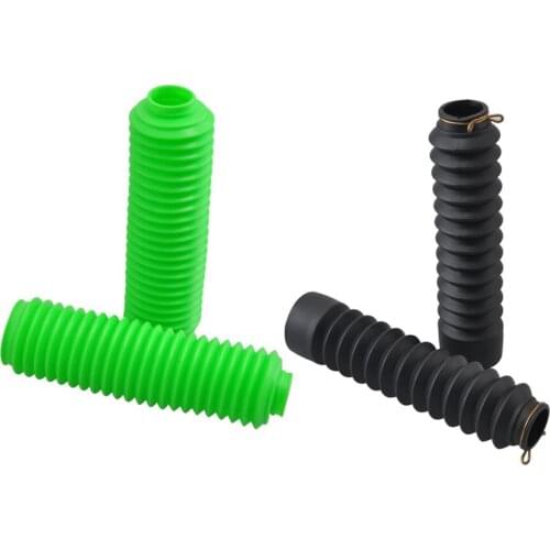 Universal 12 /14 /22 Knots Front Fork Cover Shock Boots Dust Guard Gaiter Gator For Harley Yamaha Honda Triumph