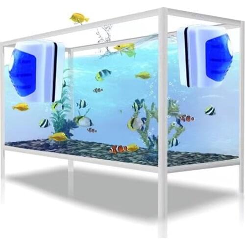 1PC Useful Floating Magnetic Brush Aquarium Fish Tank Glass Algae Scraper Cleaner Fish Aquarium Tank Tools Fish Tank Cleaning