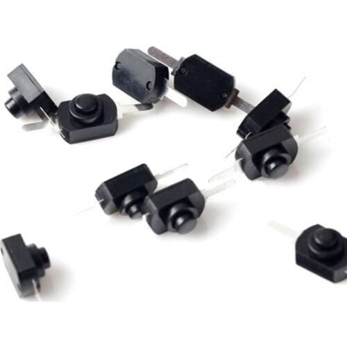 80% Hot Sell 10Pcs DC 30V 1A On Off Mini Push Button Switch for Electric Torch Flashlight DIY
