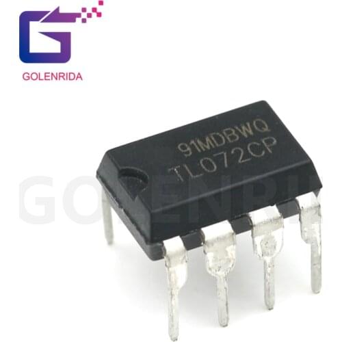 10PCS TL072CP DIP8 TL072 DIP TL072CN DIP-8