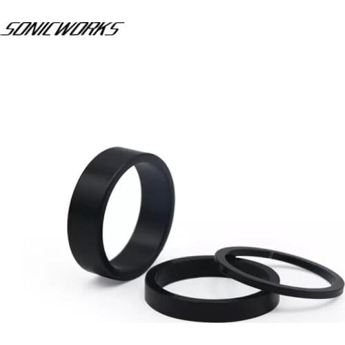 3pcs/set Bicycle Front Fork Washer Riding Ring Gasket Front Fork MTB Mountain Bike Aluminum Alloy Headset Gasket Ring 2/5/10mm