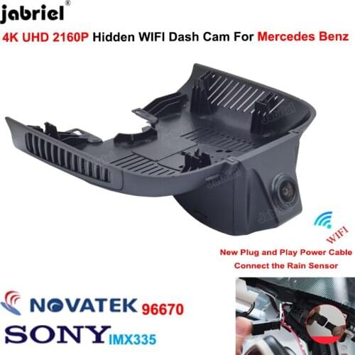 4K Dash Cam 2160P New Car DVR Video Recorder for Mercedes Benz A Class w177 B Class w247 w118 for Mercedes Benz AMG A35 CLA35
