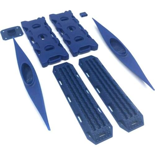 ​ Car Non-slip Off-board Plastic Tank Boat Set Decorative Model for 1/10 Simulation Model Climbing Car