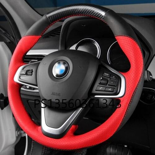 For BMW 3 Series 5 Series 7 Series GT320li525li1 Series 2 Series X1X3X5X6 steering wheel cover hand sewn non-slip grip cover
