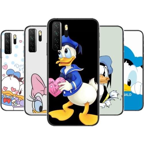 Daisy Love Duck Black Soft Cover The Pooh For Huawei Nova 8 7 6 SE 5T 7i 5i 5Z 5 4 4E 3 3i 3E 2i Pro Phone Case cases