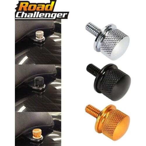 Decorative Cover Screw Black /Gold /Silver For Harley Retro Refit Universal Screw Back Seat Motorcycle Accessories Cushion Screw